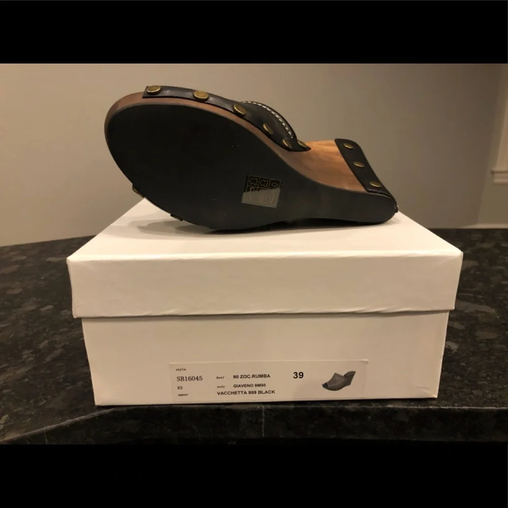 See By Chloe Black Studded Wedge *BRAND NEW*